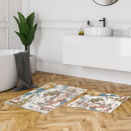 Mijölnir Juego de alfombrillas de baño Kt488 Multicolor